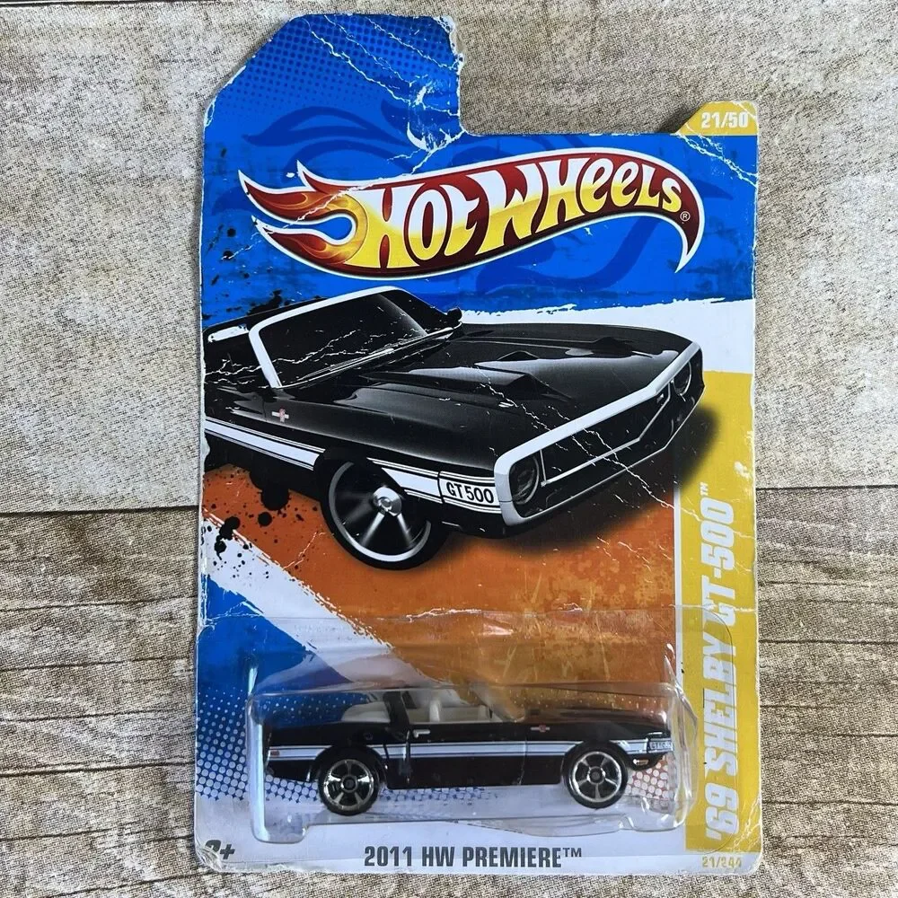 Hot Wheels 2011 HW Premiere 69 Shelby GT-500‎ Black 21/244 V5293